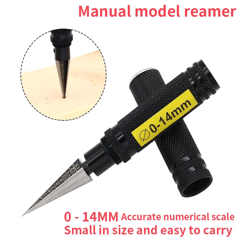 0-14mm car model aircraft model shell plastic wood board manual model hole puncher with scale engraving, hole puncher tool