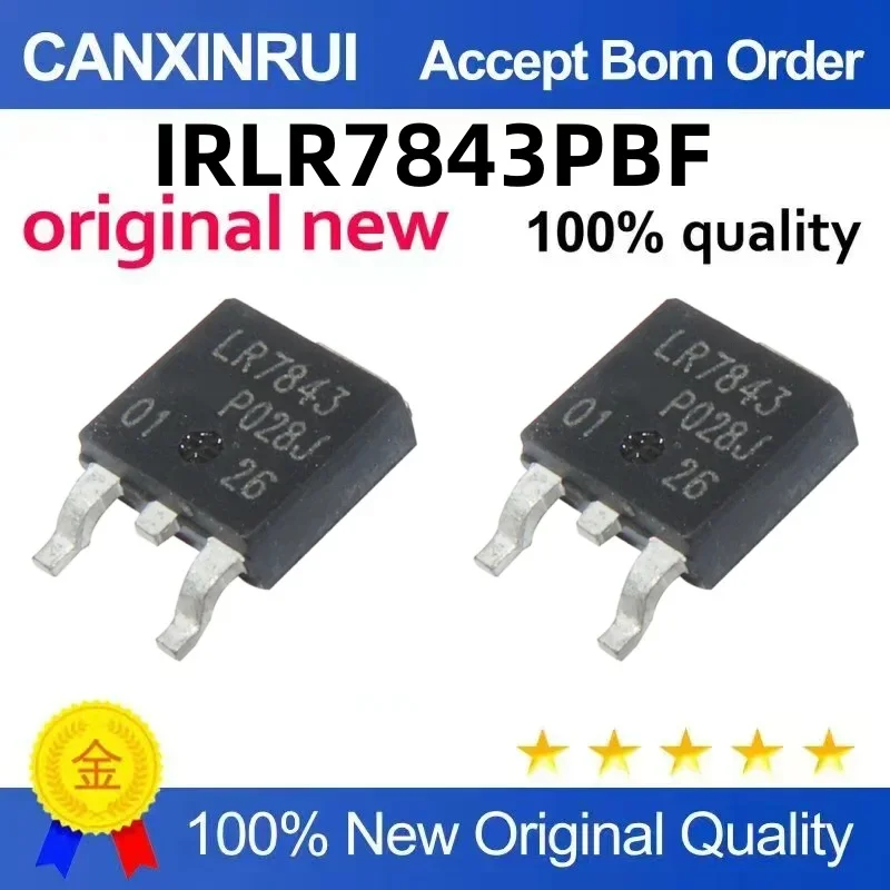(5-100 pieces) New IRLR7843PBF LR7843 SMT TO-252 N-channel 30V161A MOSFET