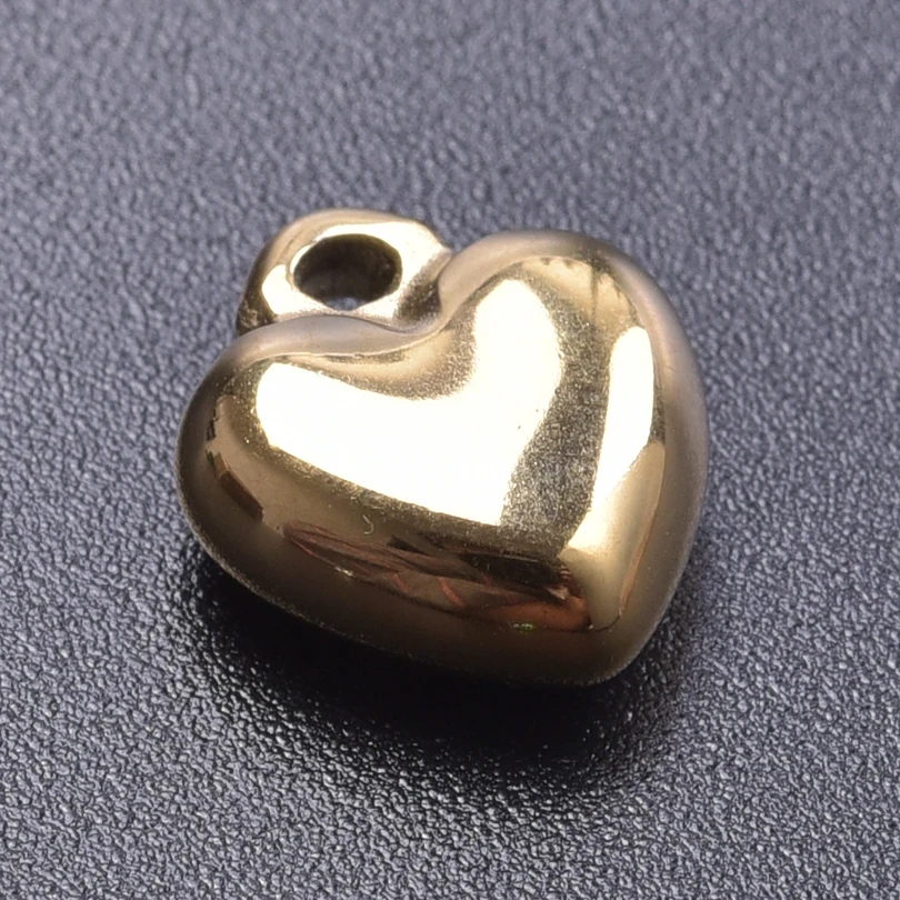 6pcs/Lot Mutlistyle Stainless Steel Heart Charms For Jewelry Making Supplies Sun Dragon Three-Dimensional Love Pendant Breloques
