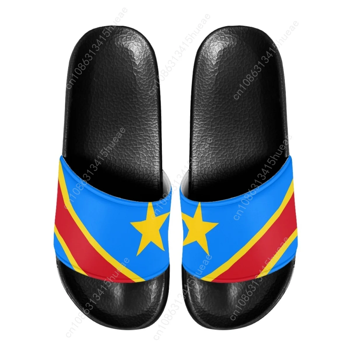 Republiek Congo Vlag Print Home Slippers Anti-Slip Casual Outdoor Glijbanen Mode Comfortabele Strandschoenen Voor Dames Zapatos