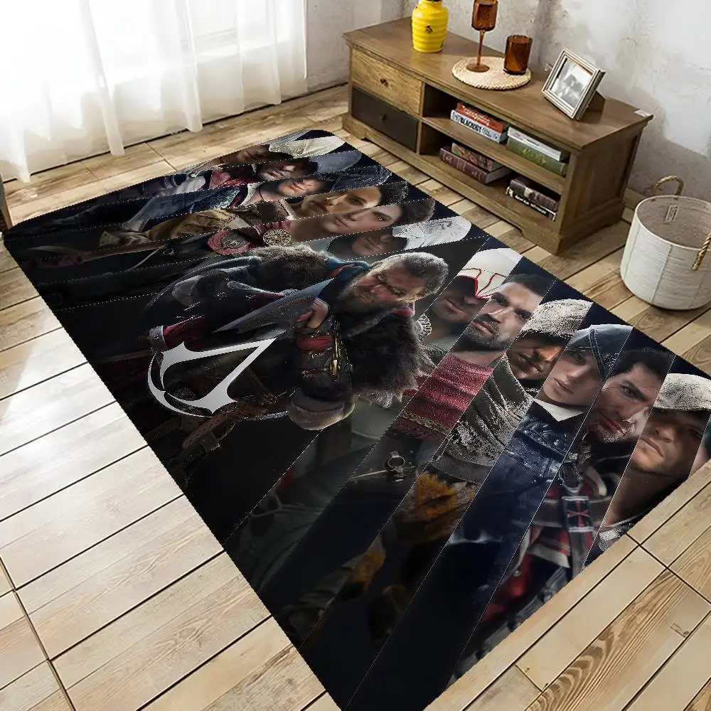A-AssassinS C-Creed Gaming Kitchen Mat Room Bedroom Decoration Balcony Anti-Slip Doormat Living Room Alfombra