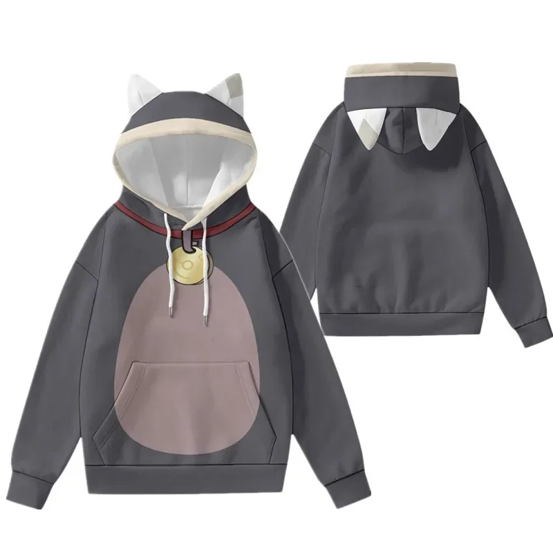 2022 New Product Cat Head Owl Magic Society Anime 3DSweatshirt Cosplay Hooded Pullover Sweatshirt Casual Loose Type