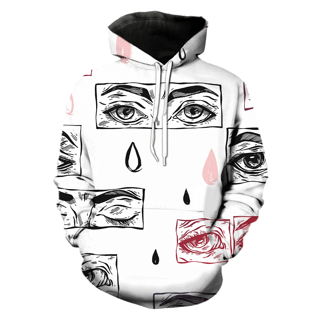 

Abstract Animal Eye Men's Hoodies Tops Streetwear Hip Hop Unisex 2022 Hot Sale Sweatshirts Funny With Hood Jackets Oversized