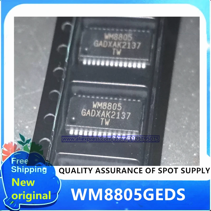 

5pcs/lot WM8805 WM8805GEDS WM8805GEDS/RV SSOP28 100% New original in stock