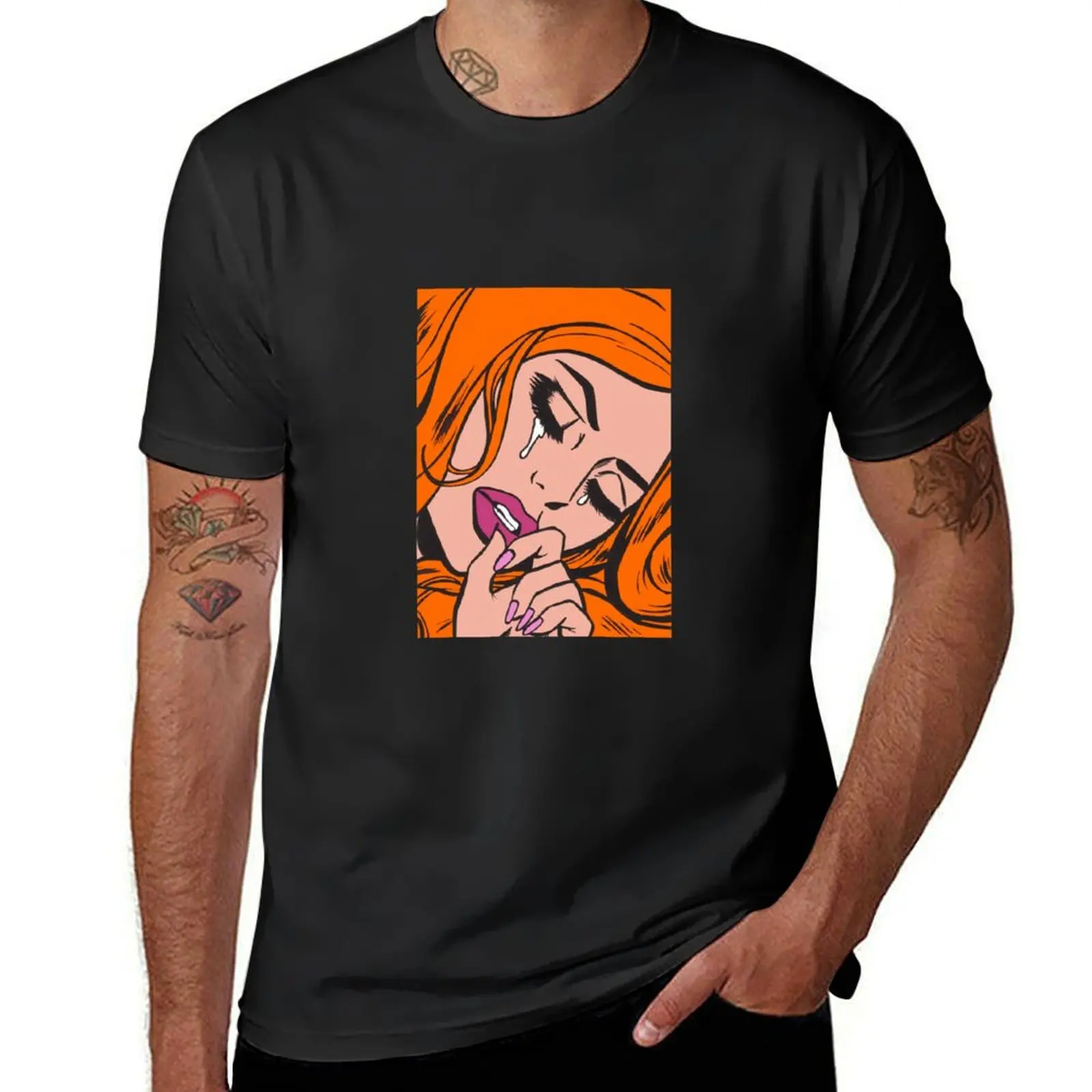 

Ginger Sad Girl T-Shirt customs design your own customs mens t shirts pack