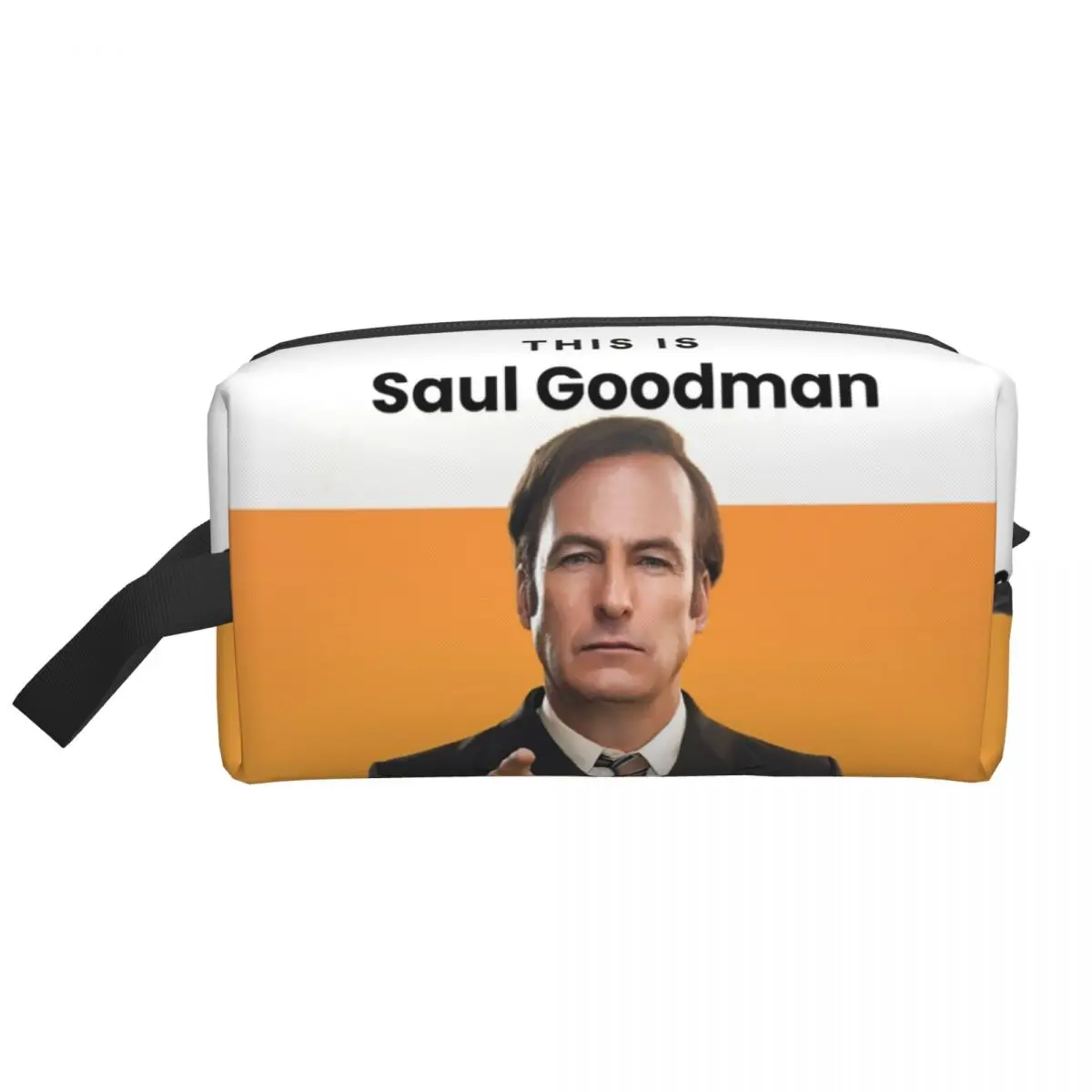 Fashion Better Call Saul Saul Goodman Travel Toiletry Bag for Women Cosmetic Makeup Bag Beauty Storage Dopp Kit