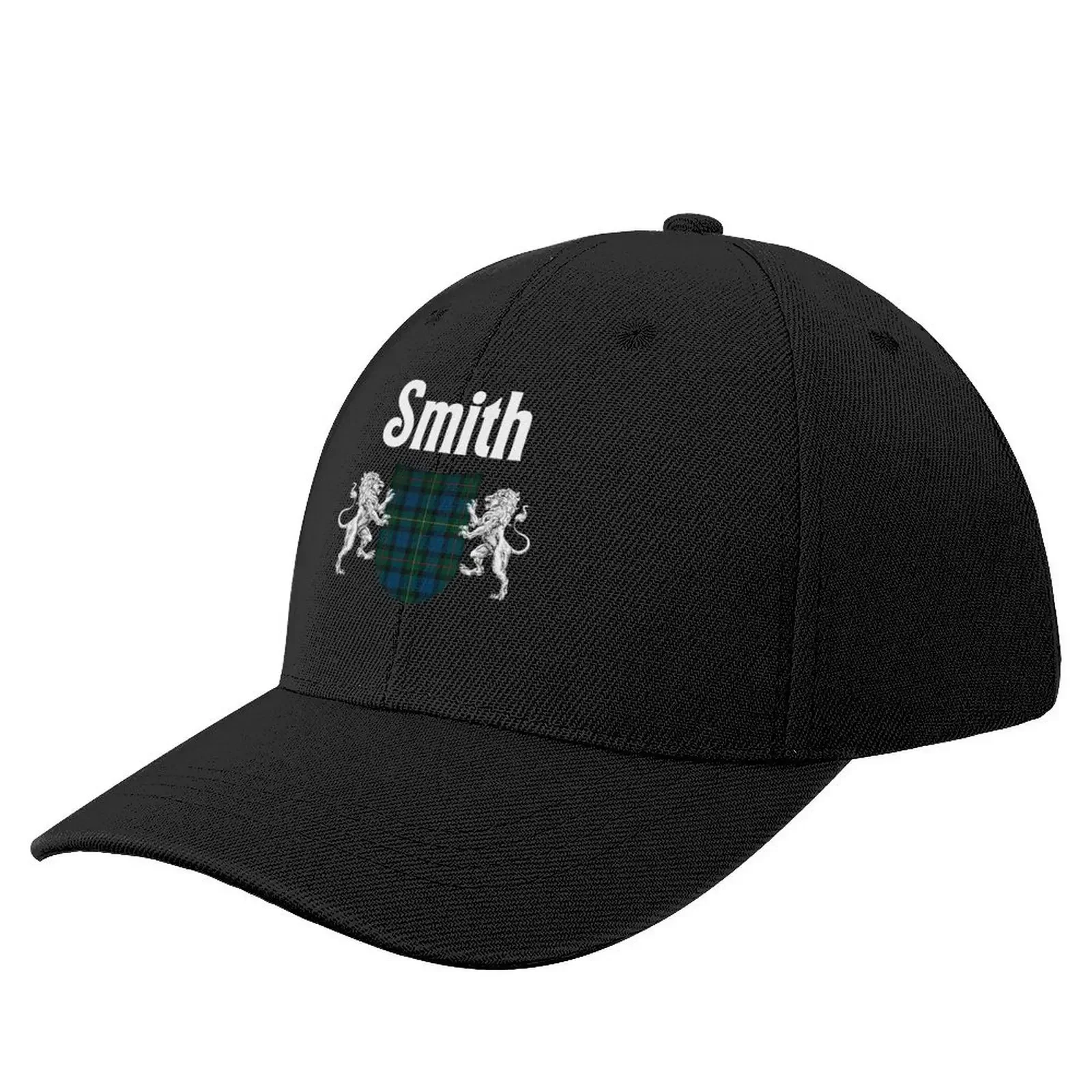 Smith Clan Scottish Name Coat Of Arms Tartan Baseball Cap Big Size Hat Visor Anime For Men Women's