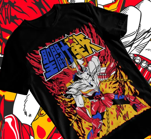 Imagen 2 del producto Camiseta de Anime Unisex de los caballeros del zodiaco de Ikki Saint Seiya, camiseta suave