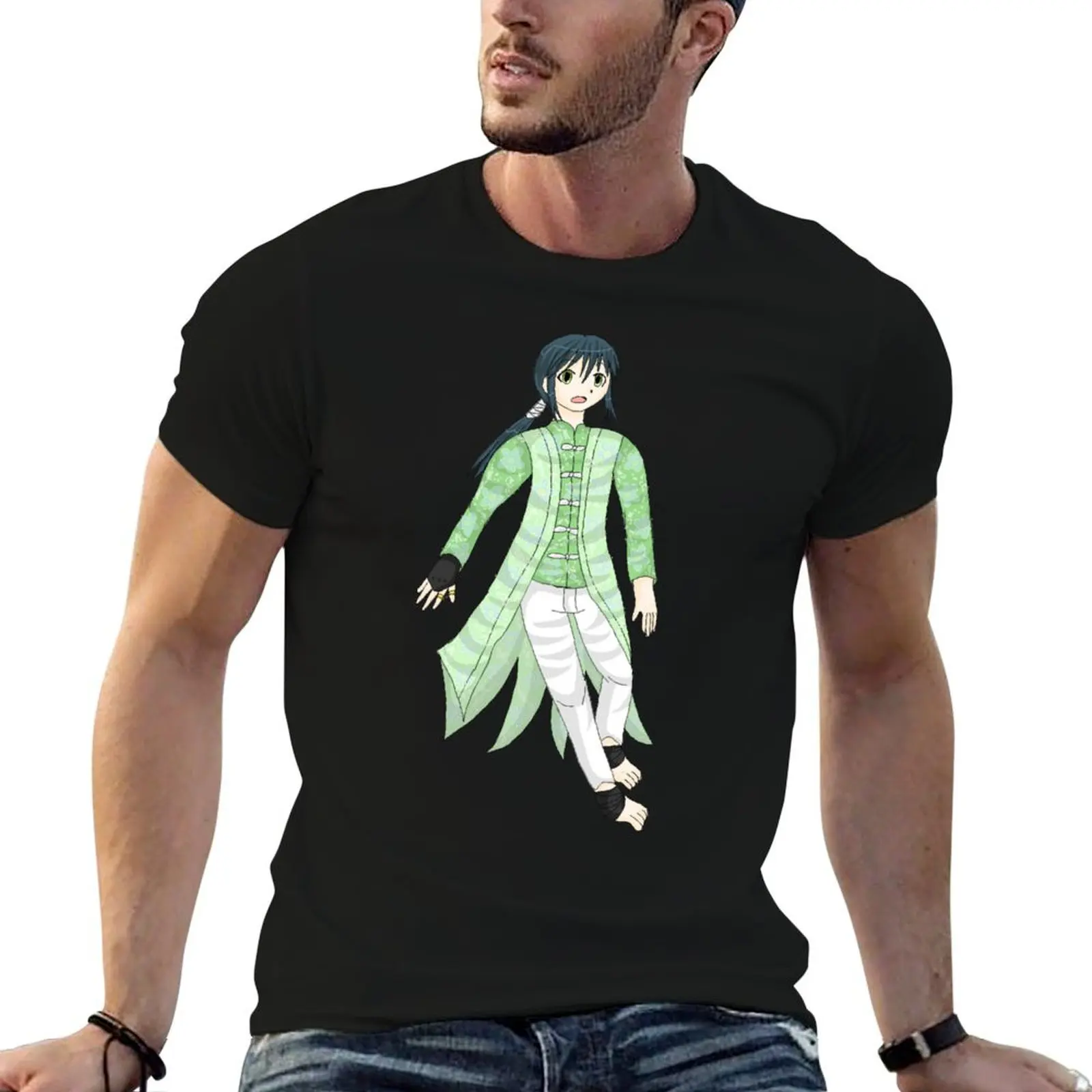 Camiseta Spiritpact You Keika nivel 1, camisetas de algodón de diseñador para hombre, camisetas de algodón de alta calidad para hombre