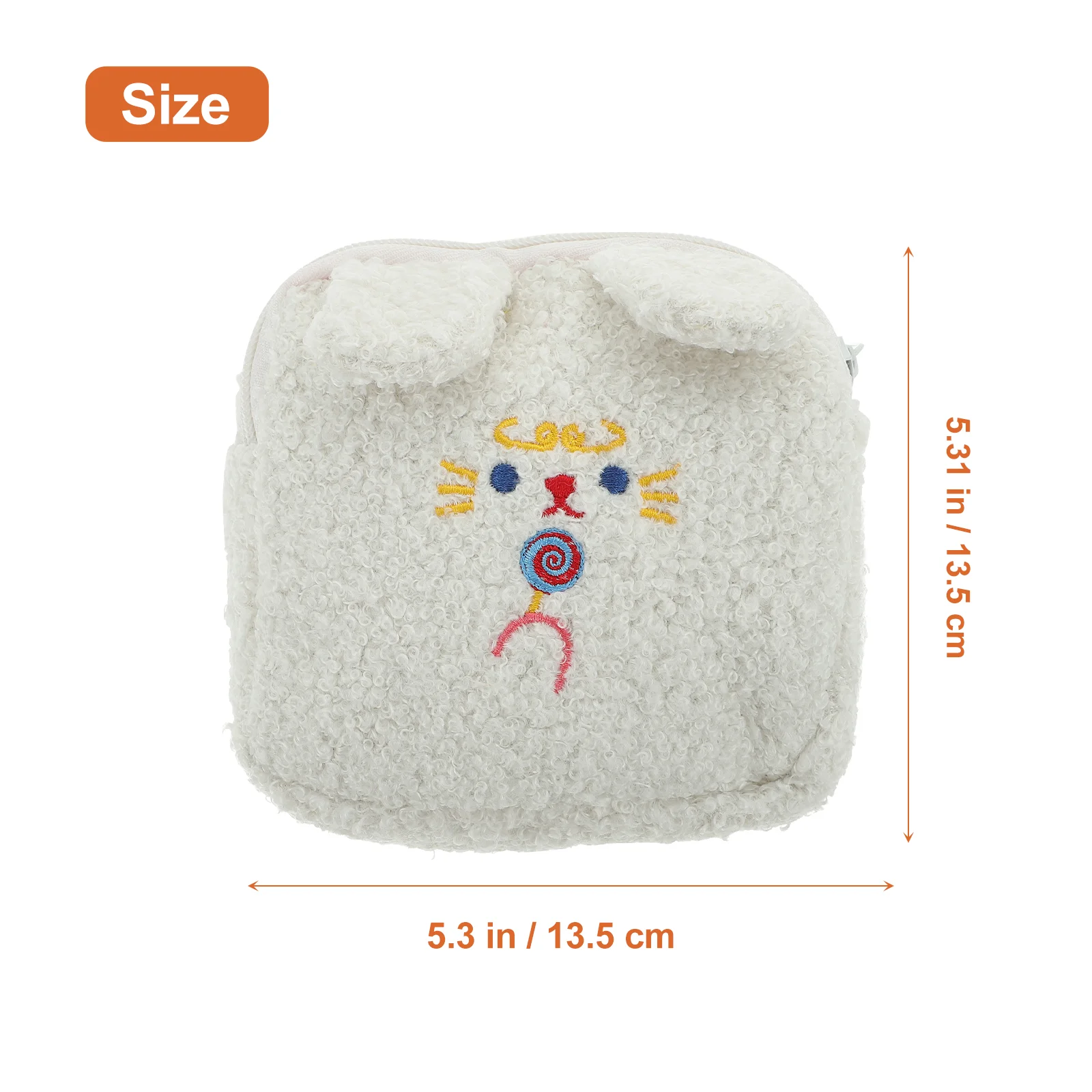 Plush Aunt Towel Bag Nursing Pad Holder Coin Menstrual Bags Sanitary Napkin Pouch High Capacity Cosmetics