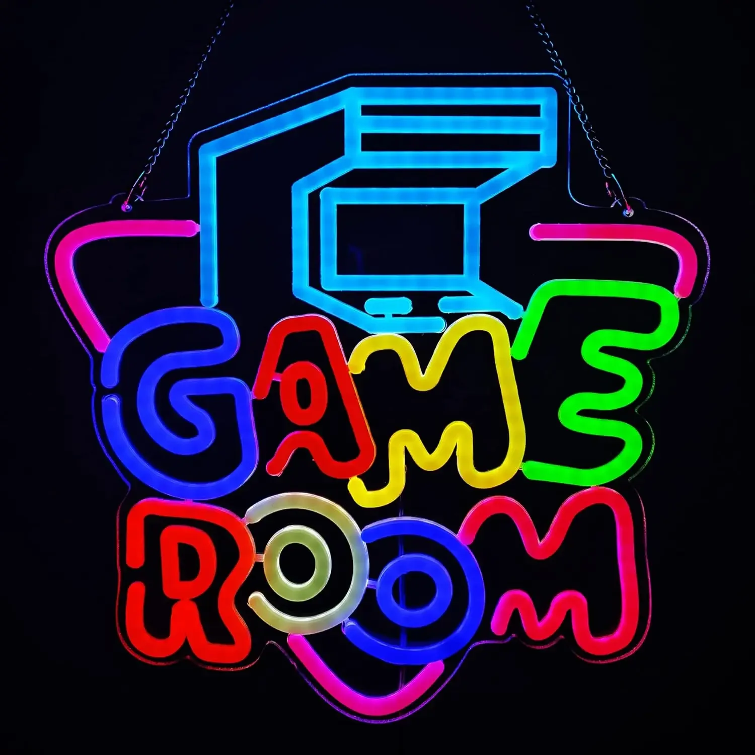 

Game Room Neon Sign LED Neon Light for Wall Decor USB Powered for Bedroom Bar Shop Game Room Man Cave Decor Gifts for Game Lover