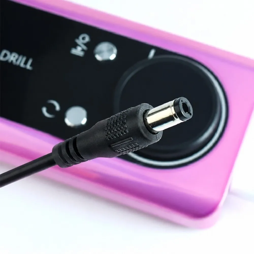 1/1.5M Nail Sander Replacement Spring Wire DC Port Double Headed Handle Connection Cable Universal Rechargeable Nail Line Cable