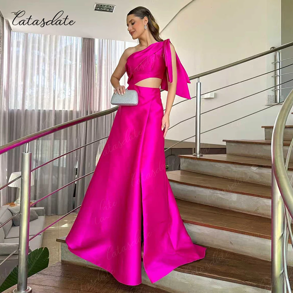 カタスデート Aライン フォーマルイブニングドレス ワンピース プリーツ プロムドレス プリーツドレス レディース用 カスタムメイド