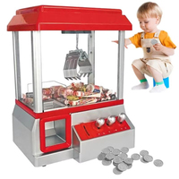 For Kids Miniature Candy Grabber For Kids Candy Machine Retro Carnival Music And 24 Game Coins Birthday Gift Game