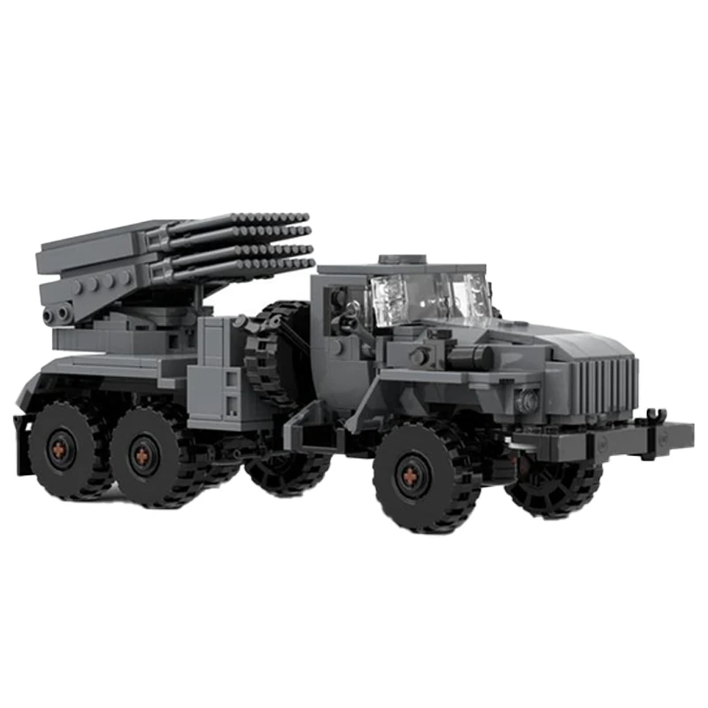 Military Series 2B17 Tornado G Missile Truck Building Blocks Model DIY Bricks Children's Educational Toys Christmas Gift