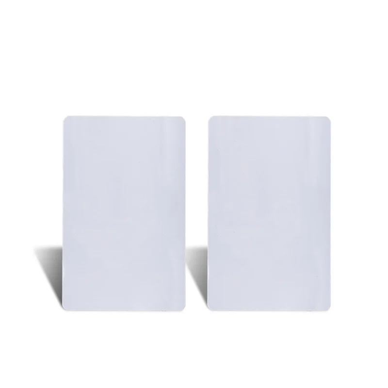 100pcs custom Smart Card 13.56mhz NFC Card NTAG215 504Byte White Pvc Card For Access Control System