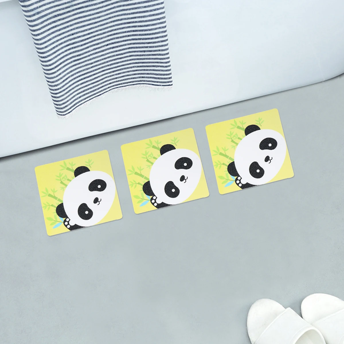 

6pcs Anti slip Stickers Non slip Surface Dry Wet Conditions Prevent Slips Falls Baths Showers Kitchen Bathtub Stair