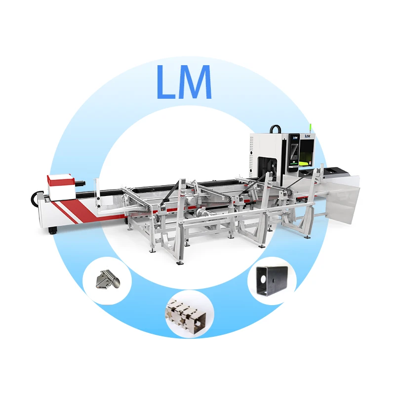 

Станок для лазерной резки металлических труб (круглых и квадратных) по заводской цене, волоконный лазерный резак для металла
