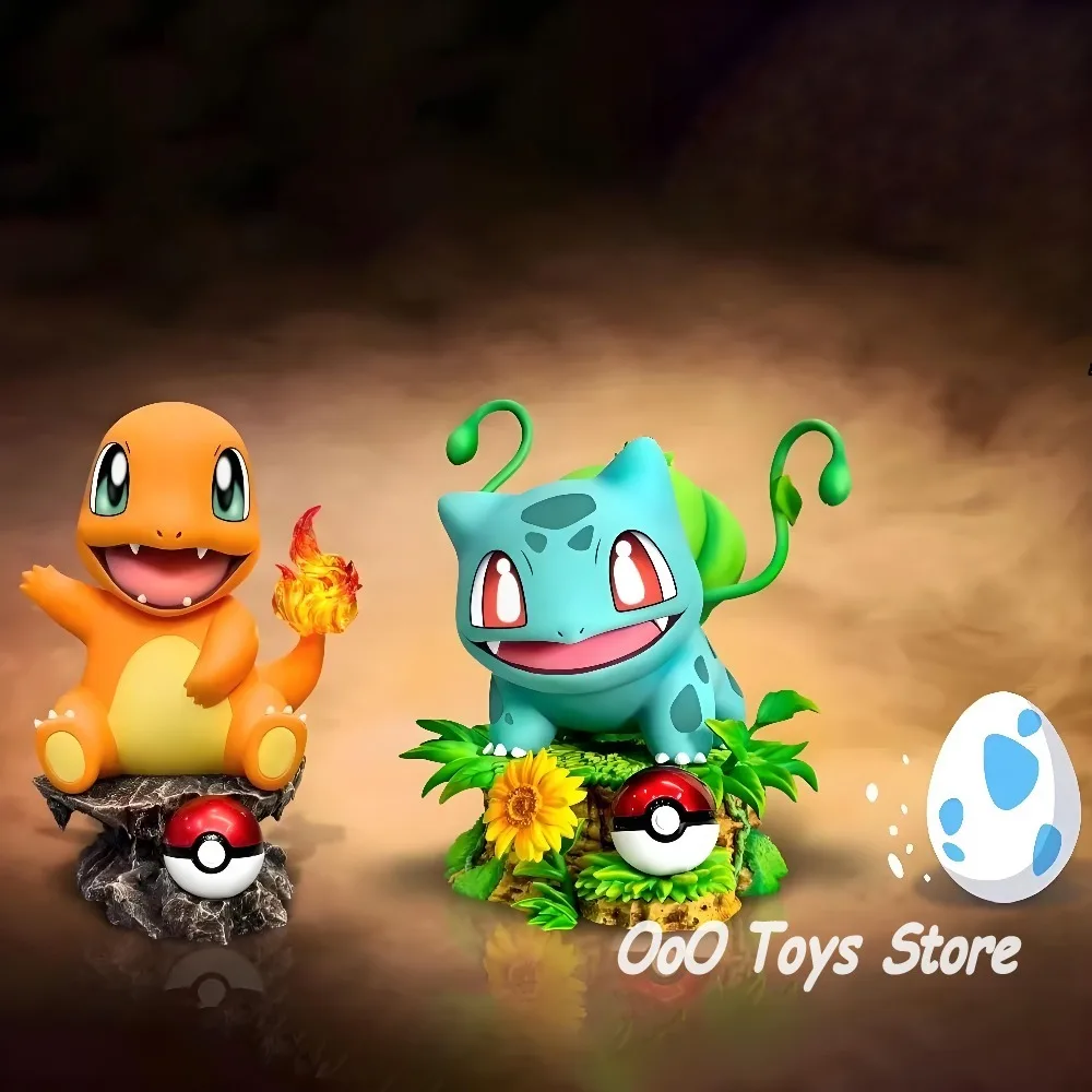 Anime Pokemon Figura Bulbasaur Charmander Action Figures 10 cm PVC Action Figures Collezione Modello Giocattoli Regali 10 cm