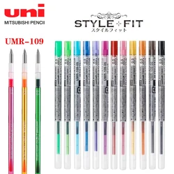 10pcs UNI STYLE FIT Series Gel Pen Refill UMR-109 Multifunctional Modular Pen 0.28/0.38/0.5mm Cheap Kawaii Stationery School