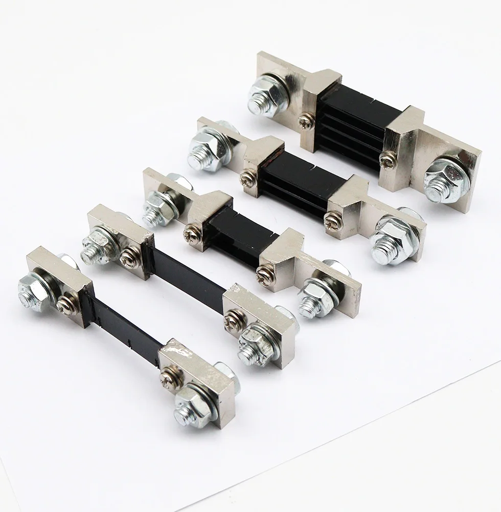 FL-2 Type Economic 10A 15A 20A 30A 40A 50A 75A 100A 75mV 200A 500A 750A 1000A 75mV Manganin Copper DC Current Shunt Resistor