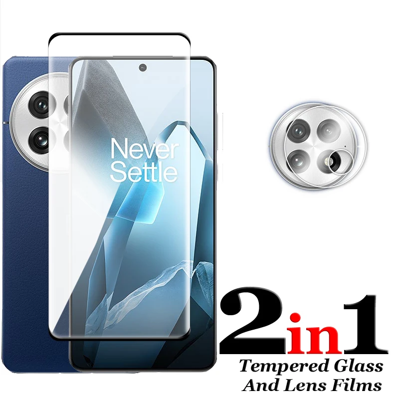 For OnePlus 13 Glass 3D Curved Full Cover Screen Protector For OnePlus 11 12 13 5G Tempered Glass For OnePlus 13 5G Lens Film