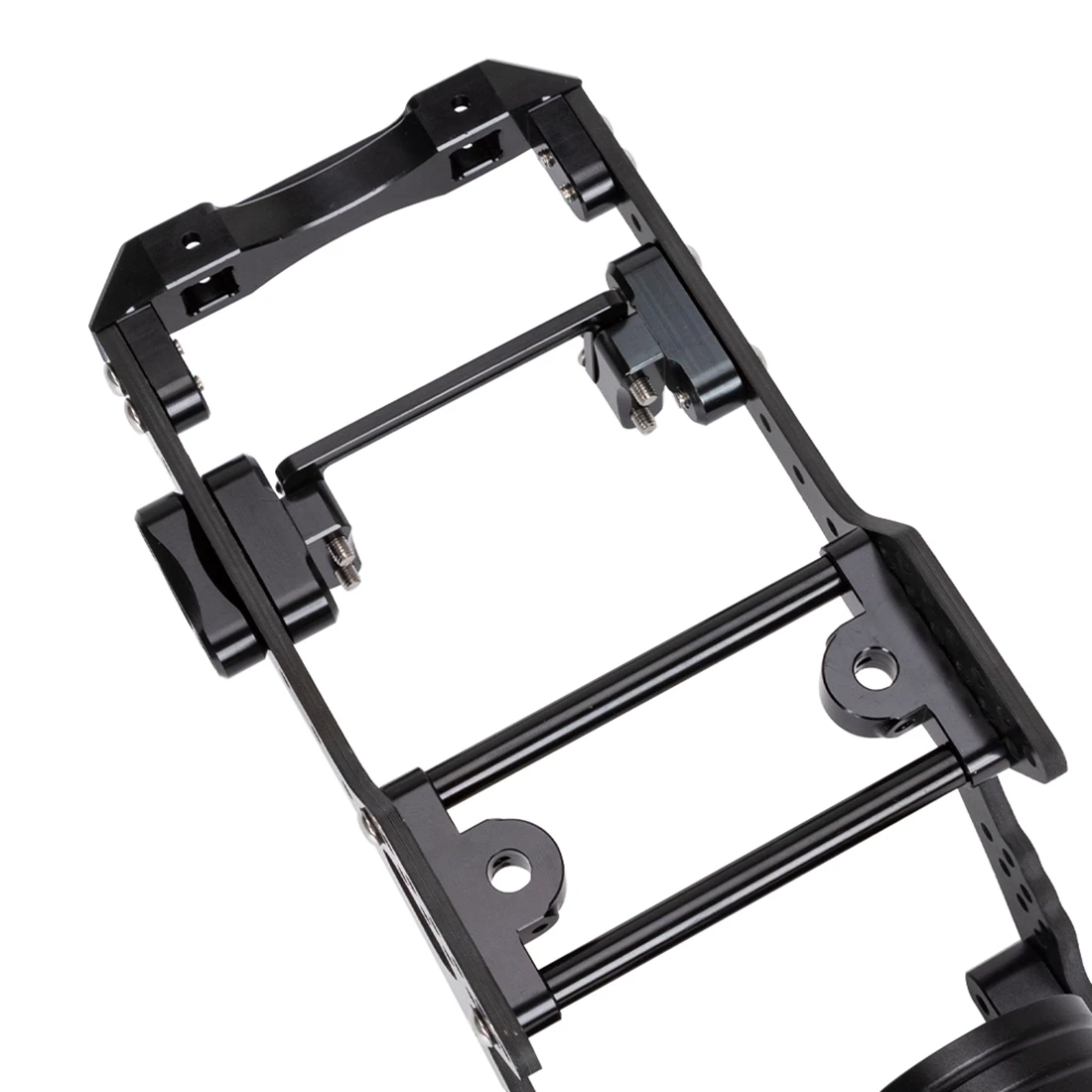 BFYL-Viga de montaje servo de montaje de parachoques de chasis LCG de centro de gravedad inferior para 1/10 RC Crawler Axial SCX10 I II III actualizaciones,3