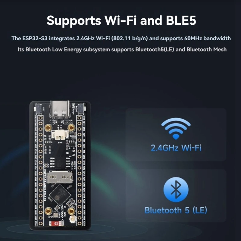 ESP32-S3 AMOLED 1.91 Inch Touch Screen Development Board Dual-Core Supports 2.4Ghz Wi-Fi Bluetooth Development Board