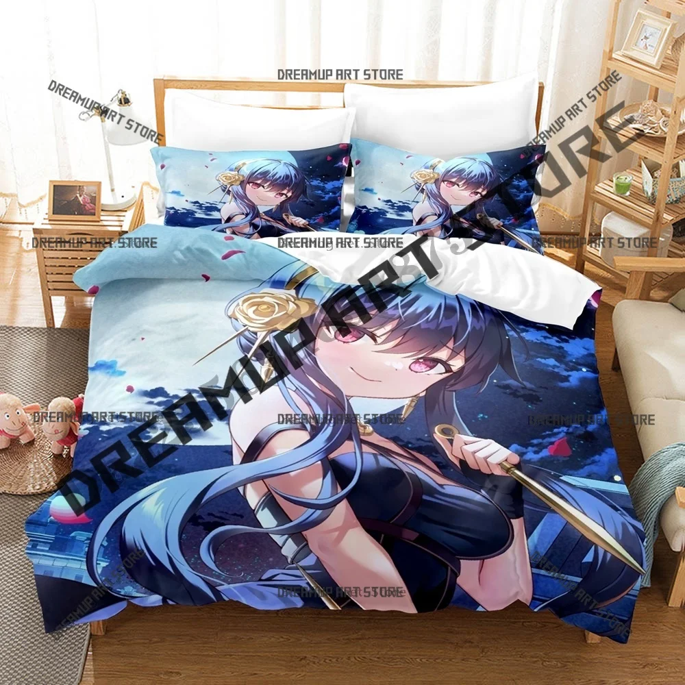 Juego de ropa de cama Fashion Yor Forger Code name Princess Thorn, juego de cama individual, doble, tamaño queen, tamaño king, juego de funda nórdica para dormitorio infantil