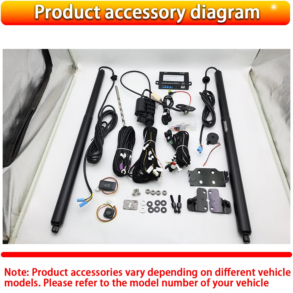 ZJCGO لسيارة Ford Transit Tourneo Custom 2012-2023 OEM أوتوماتيكية تعمل بالطاقة الكهربائية الباب الخلفي نظام مجموعة أدوات رفع البوابة الخلفية