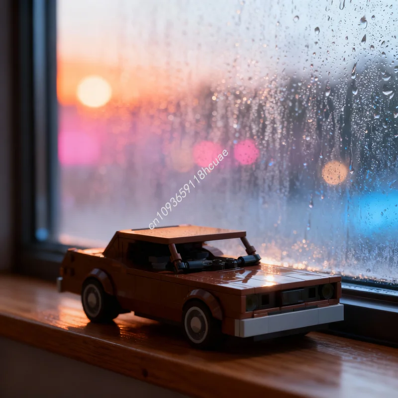 

270 деталей MOC Plymouth Duster City Champions: Конструктор, развивающая игрушка, идеальный подарок на Рождество для детей