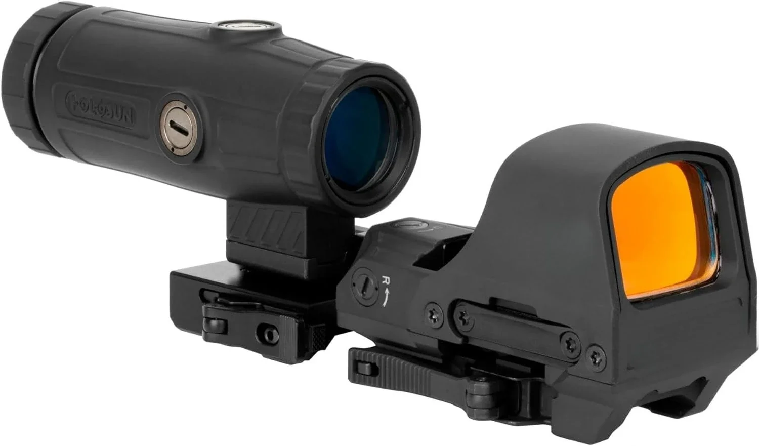 HS510C & HM3X كومبو متعدد المواد الشعاعية دائرة نقطة مفتوحة ريفلكس البصر ث/3x المكبر الوجه إلى الجانب 510C-HM3X