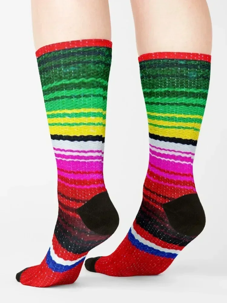 Mexican Serape Socks kids Rugby gift Sports Men's Socks Luxury Women's