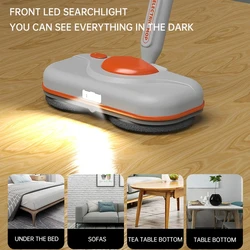 New Wireless Squeeze Spin Mop With Bucket Electric Mop Fully Automatic Mopping Machine Multifunctional Handheld Vacuum Cleaner