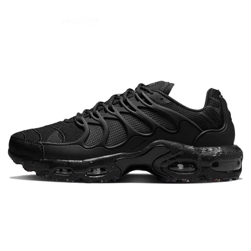 Nike Air Max Plus TN Black Anthracite Classic Outdoor Jogging Walking Sports Shoe Trainers Sneakers Women Men Running Shoes