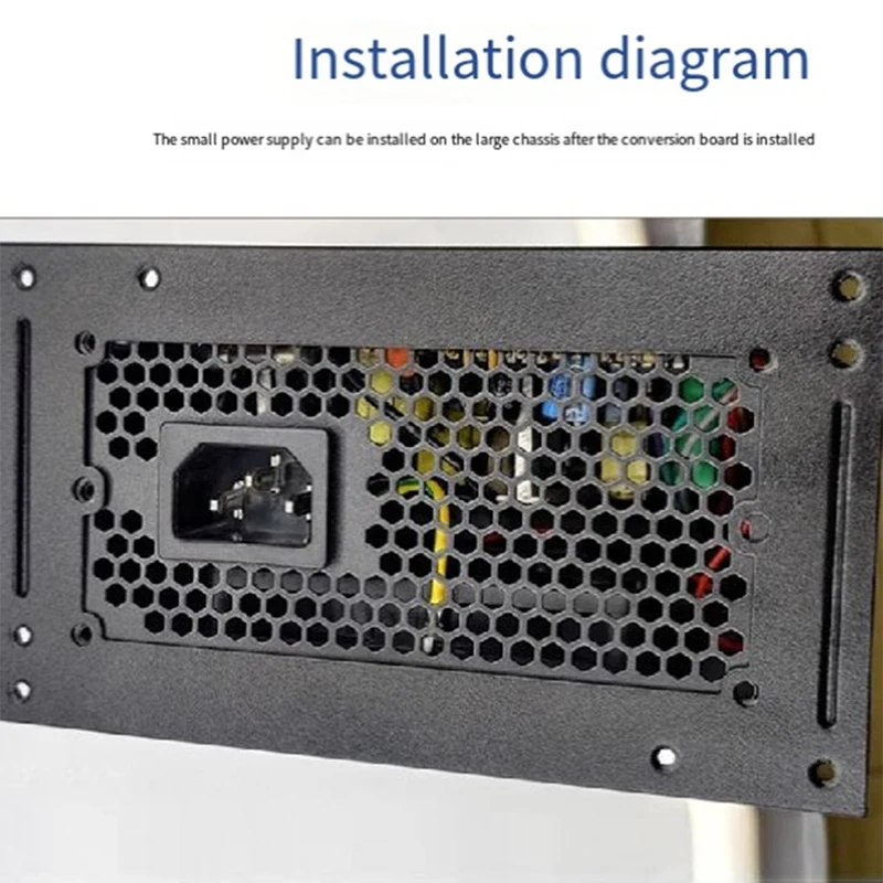 

A21I-1 PCS Блок питания SFX для блока питания ATX Кронштейн для преобразования с фиксированным отверстием в корпусе