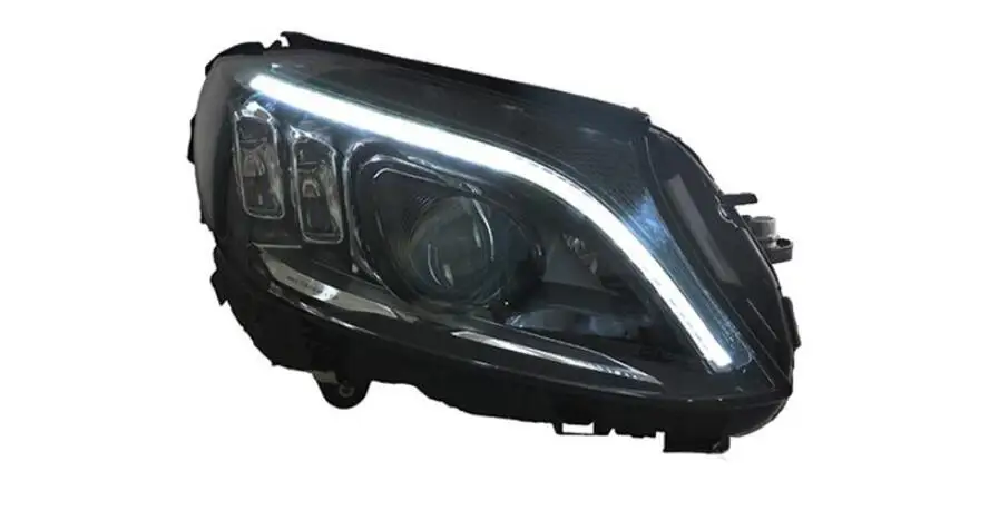car bumper headlamp for Mercedes benz W205 headlight C Class C180 C200 C260 C300 2015~2018y LED W205 daytime light