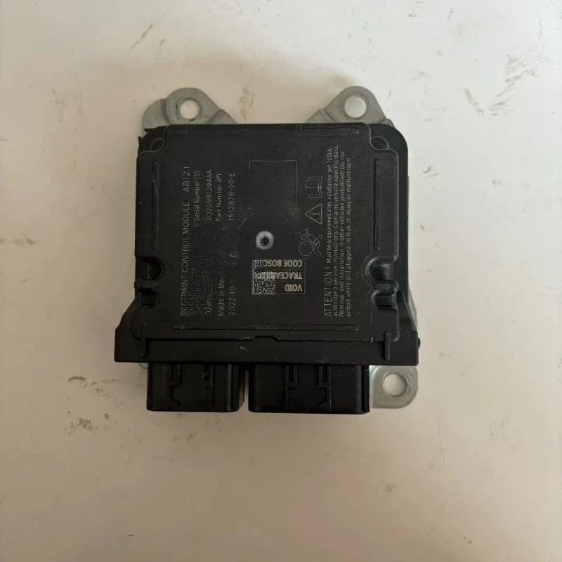 Restraint Diagnostic Computer Module Srs Unit OEM For Tesla Model 3 2017 - 2022 151287600B 1512876-00-B 1512876-00-E