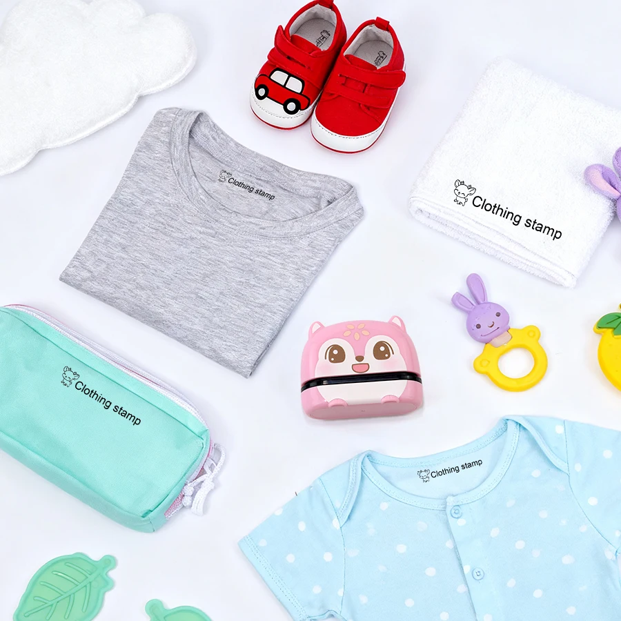 Custom Name Stamp for Clothes Kids | Waterproof Fabric Marker for Baby Clothes & School Bag | Personalized Gift for Children