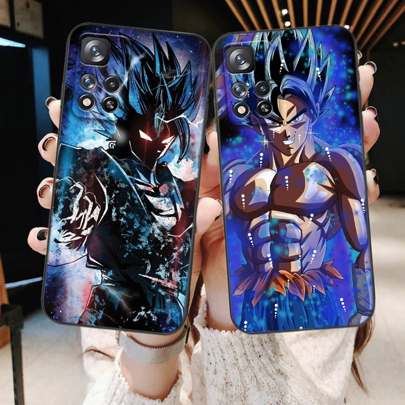 G-Goku D-Dragon Ball Z Anime For Xiaomi Redmi Note 12R 12 12S Turbo 11 11T 11S 10 10S 9 8 Pro Plus 5G Black Phone Case