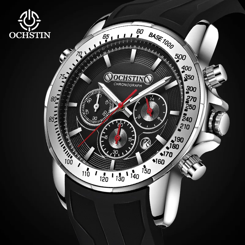 OCHSTI Hot 2024 Navigator Series orologio al quarzo da uomo impermeabile con movimento al quarzo multifunzionale alla moda e splendido