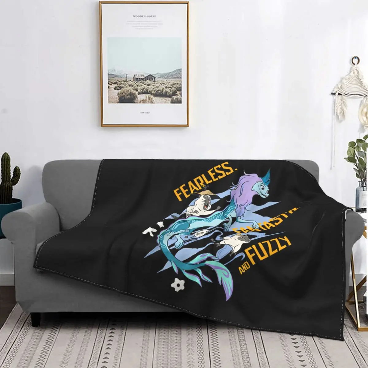 Famous Disney Movie Blanket Raya And The Last Dragon Flannel Summer Cute Super Warm Throw Blankets For Car Plush Thin Quilt