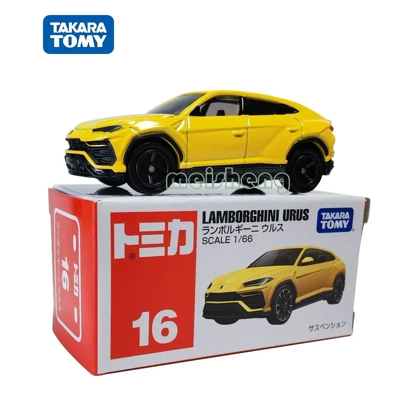 

TAKARA TOMY TOMICA 1/64 Car Model No. 16 Lamborghini URUS Bison SUV Model Simulation Toy Boy Toy Collection