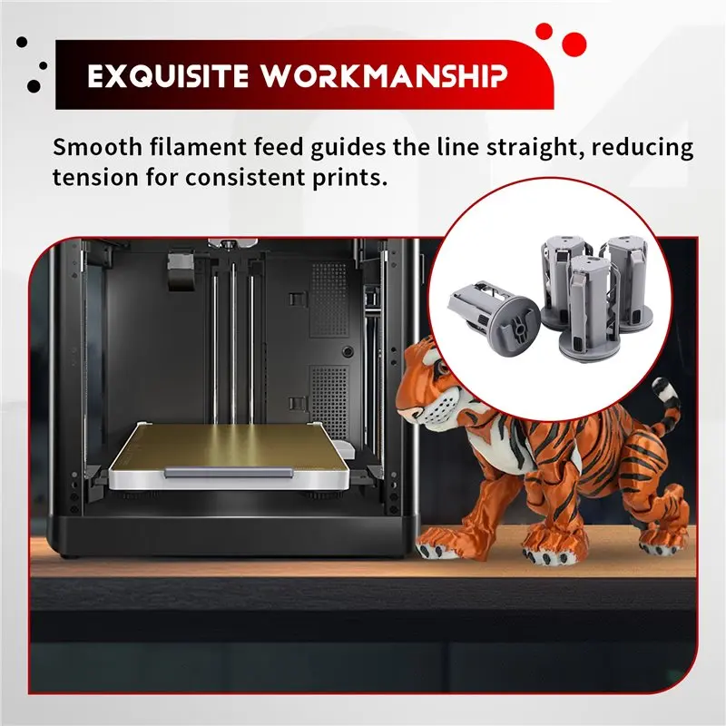 

Side Bracket For Flashforge Filament Spool 4PCS For AD5X 3D Printer Parts Filament Holder