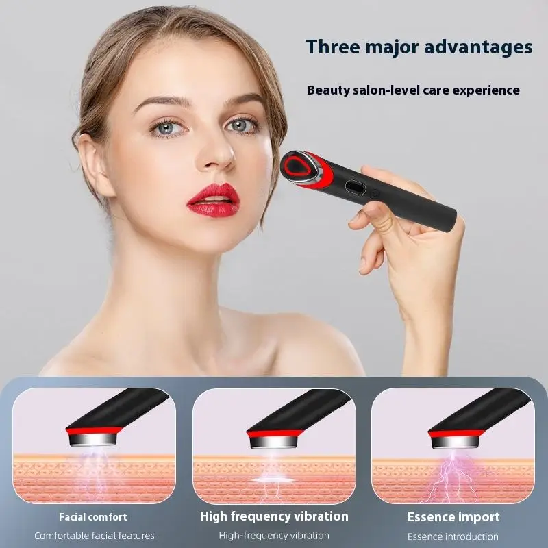 7가지 색상 마이크로커런트 아이 리프트 타이트닝 진동 마사지기 뷰티 디바이스