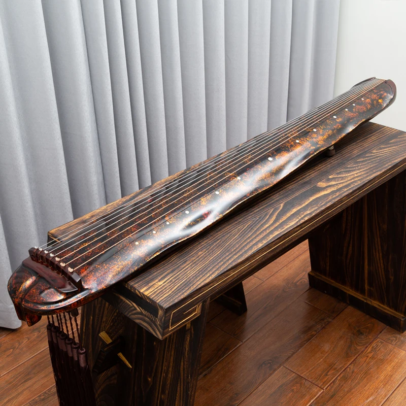 Guqin banana leaf-style old fir professional-level hand-made traditional Chinese musical instrument