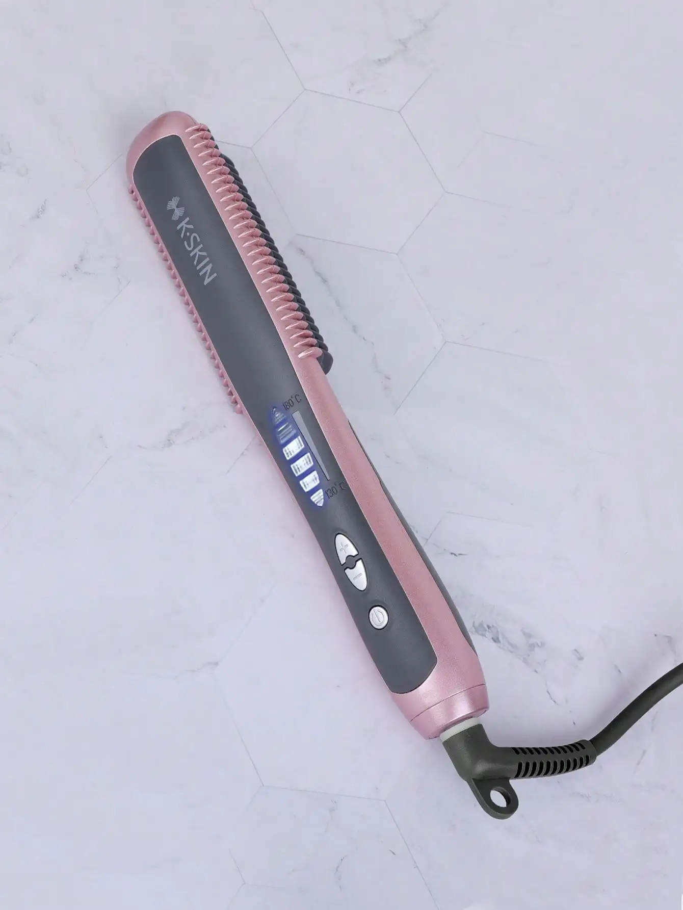 Dropshipping Hot Comb Hair Straightener 30 Seconds Quick Heat Professional Hair Brush