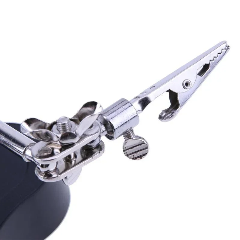 LED Lamp Welding Magnifying Glass Clip Soldering Iron Table Maintenance Tool Welding Inspection Mirror Louver image 3