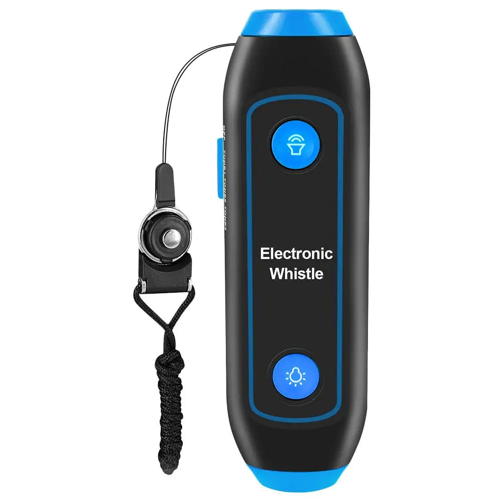 

Electronic Whistle 3 Shades High Volume LED Light SOS Signal Outdoor Camping Sports Competition Traffic Guide Pet
