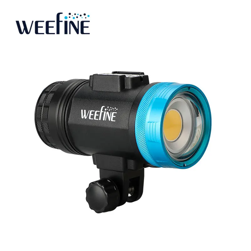 WEEFINE WF099 Solar Flare 7000 Lumens Waterproof Video Light & Strobe Mode Underwater Photography Light Scuba Diving Lamp